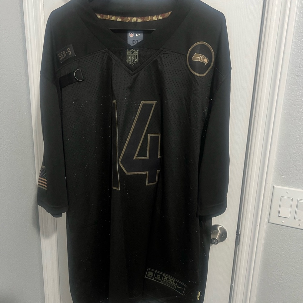 Nike Black and Gold Jersey with Team Logo